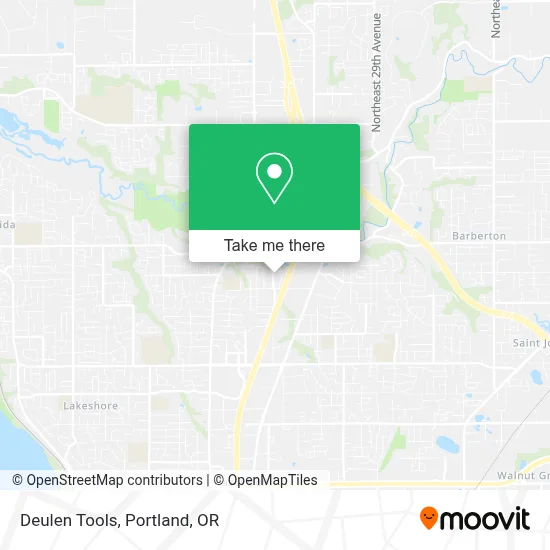 Deulen Tools map