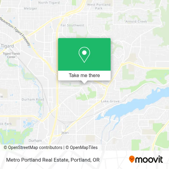 Metro Portland Real Estate map