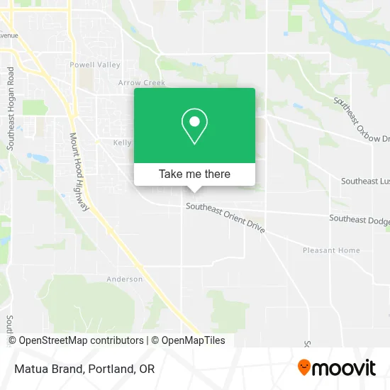 Matua Brand map