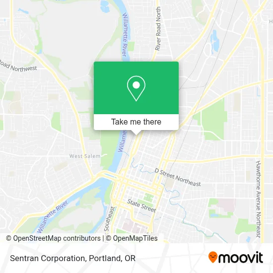 Sentran Corporation map