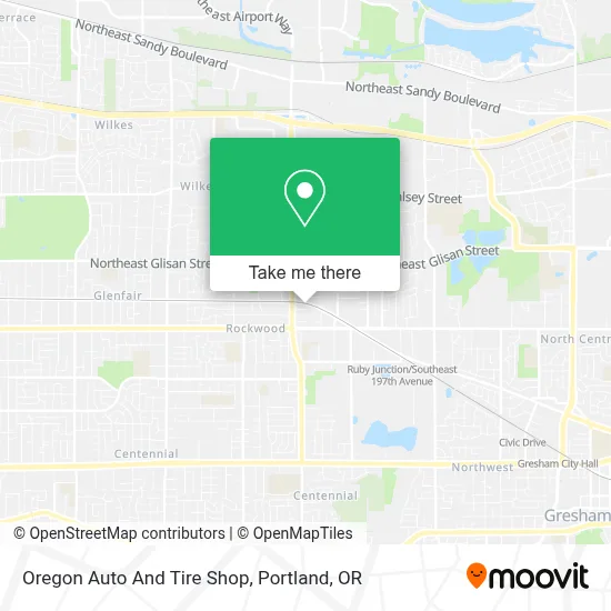 Oregon Auto And Tire Shop map