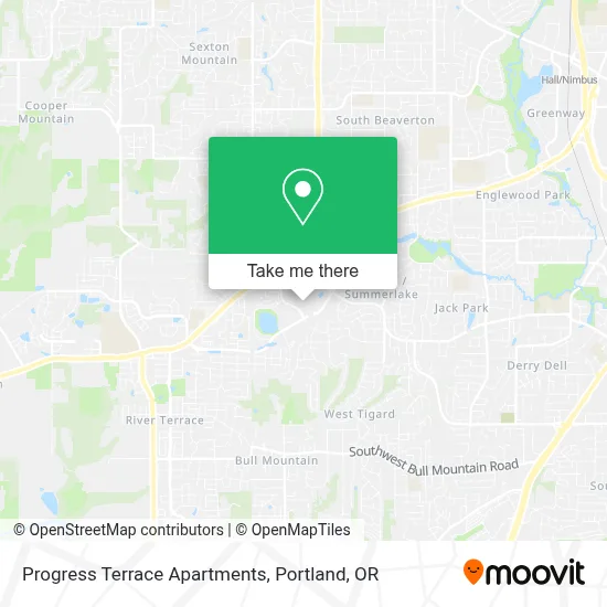 Progress Terrace Apartments map
