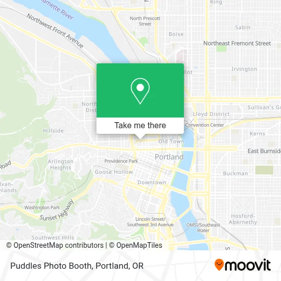 Puddles Photo Booth map
