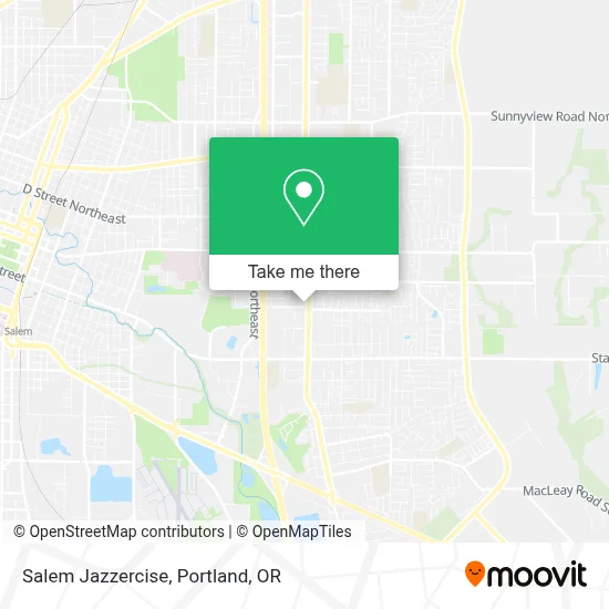 Salem Jazzercise map