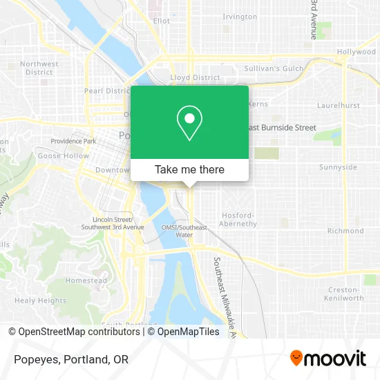 Popeyes map