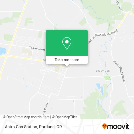 Astro Gas Station map