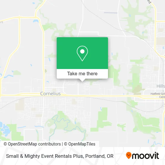 Small & Mighty Event Rentals Plus map