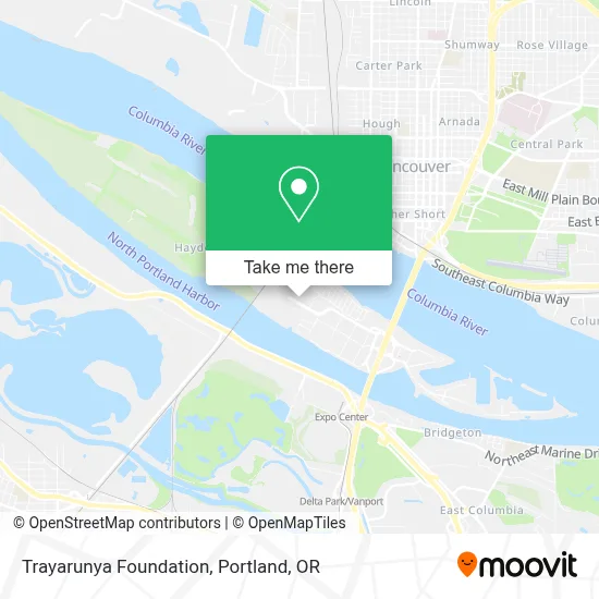 Trayarunya Foundation map