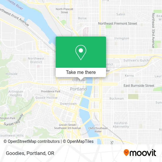 Goodies map