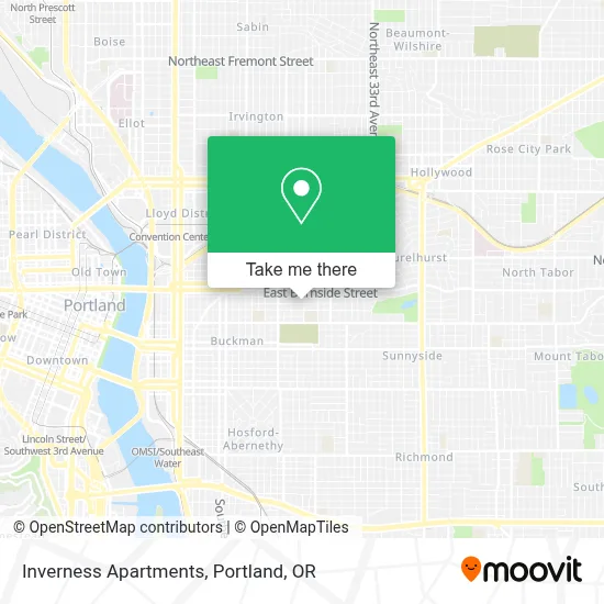 Inverness Apartments map