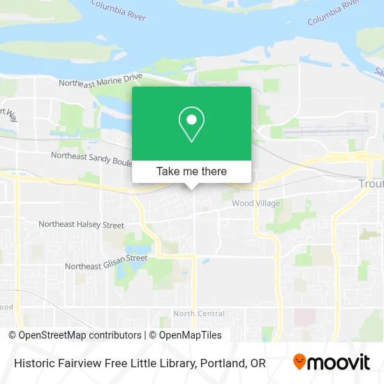 Historic Fairview Free Little Library map