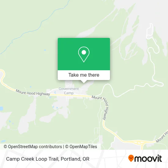 Camp Creek Loop Trail map
