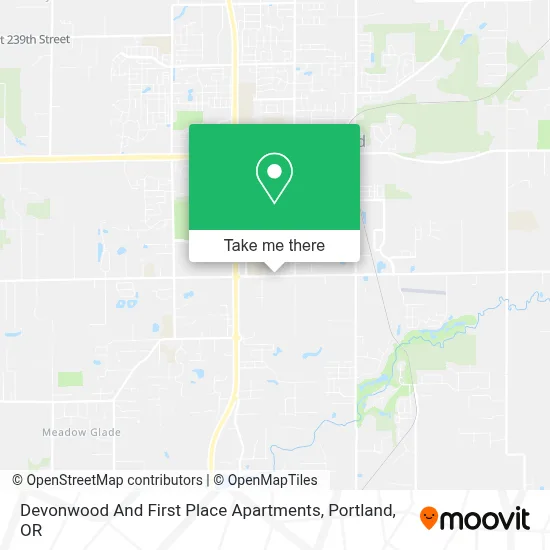 Devonwood And First Place Apartments map