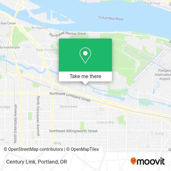 Century Link map
