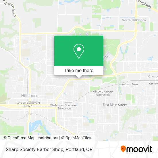 Sharp Society Barber Shop map