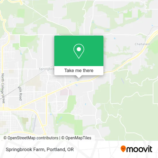 Springbrook Farm map