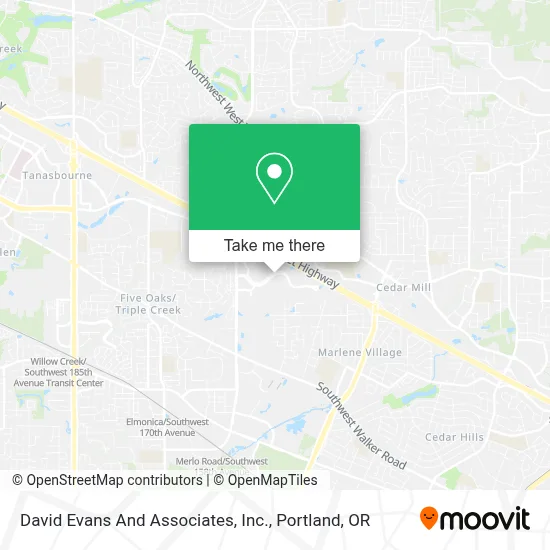 David Evans And Associates, Inc. map