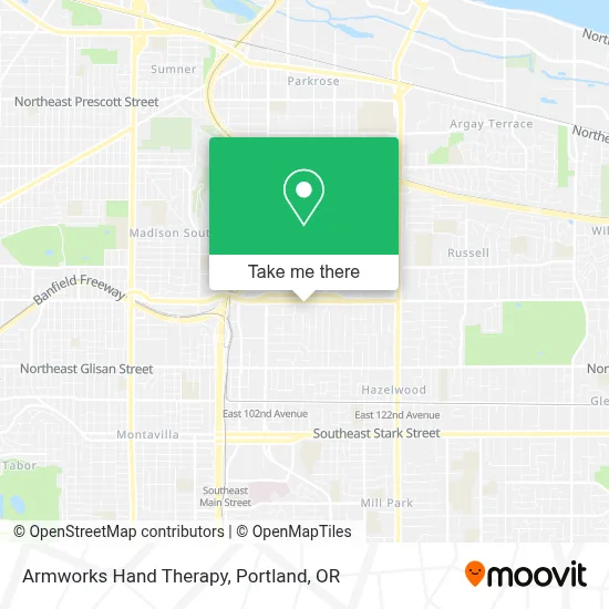Armworks Hand Therapy map
