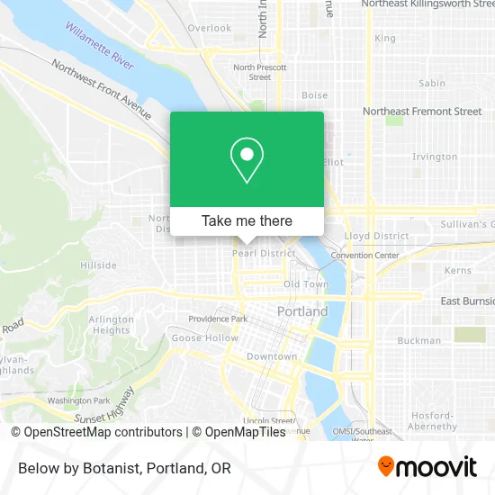 Below by Botanist map