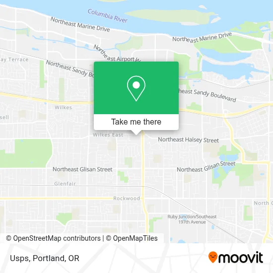 Usps map