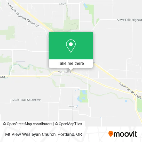 Mt View Wesleyan Church map