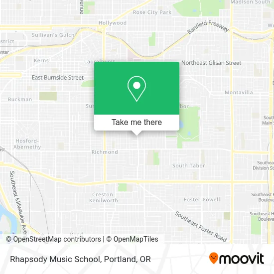 Rhapsody Music School map