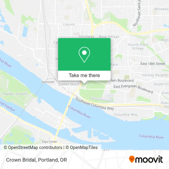 Crown Bridal map
