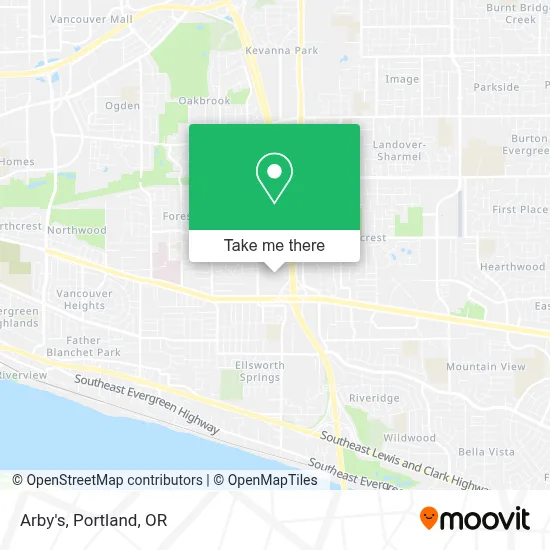 Arby's map