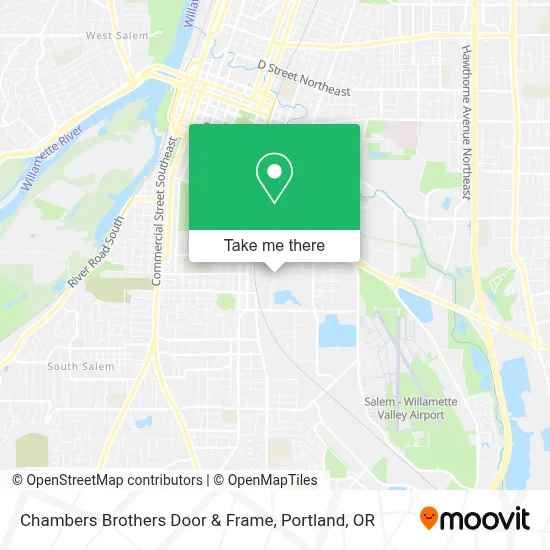 Chambers Brothers Door & Frame map
