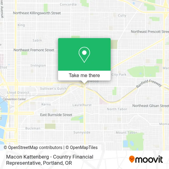 Macon Kattenberg - Country Financial Representative map