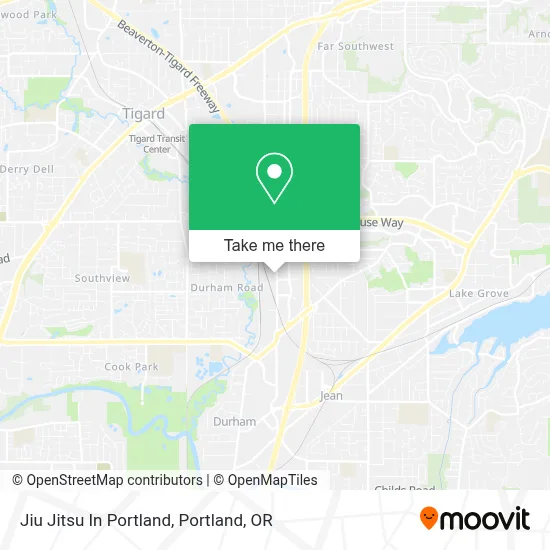 Jiu Jitsu In Portland map