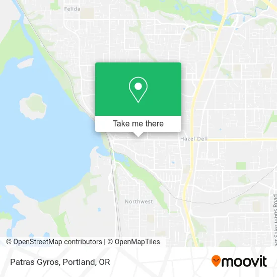 Patras Gyros map