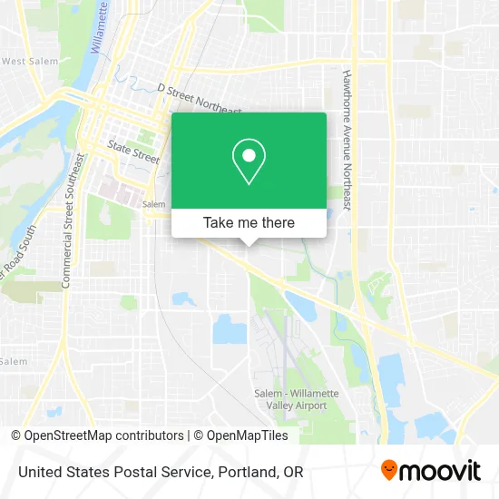 United States Postal Service map