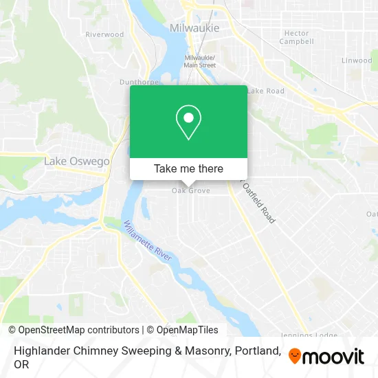 Highlander Chimney Sweeping & Masonry map