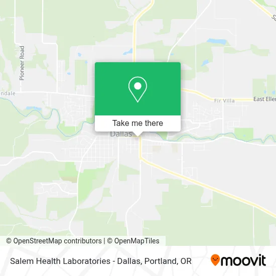 Salem Health Laboratories - Dallas map