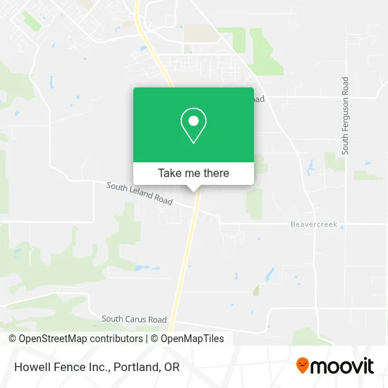 Howell Fence Inc. map