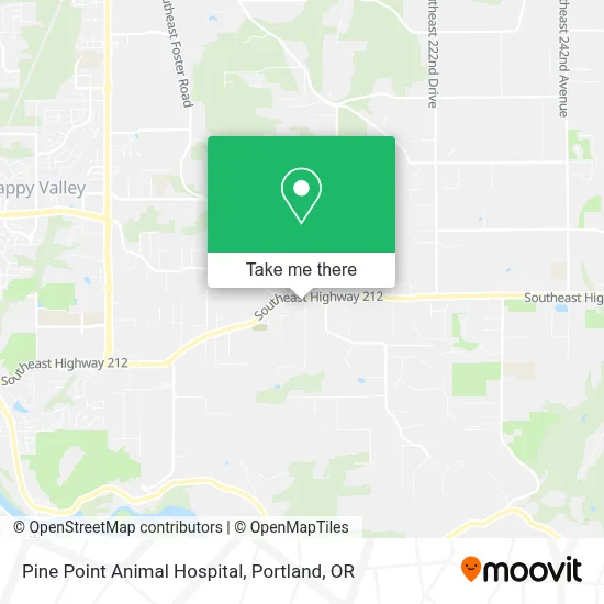 Pine Point Animal Hospital map