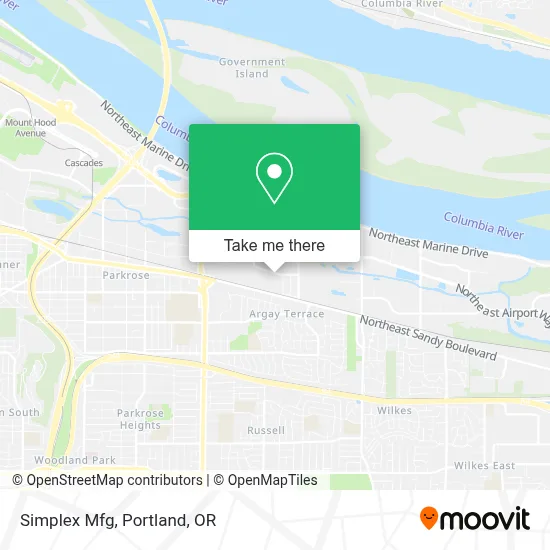 Simplex Mfg map