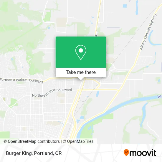 Burger King map