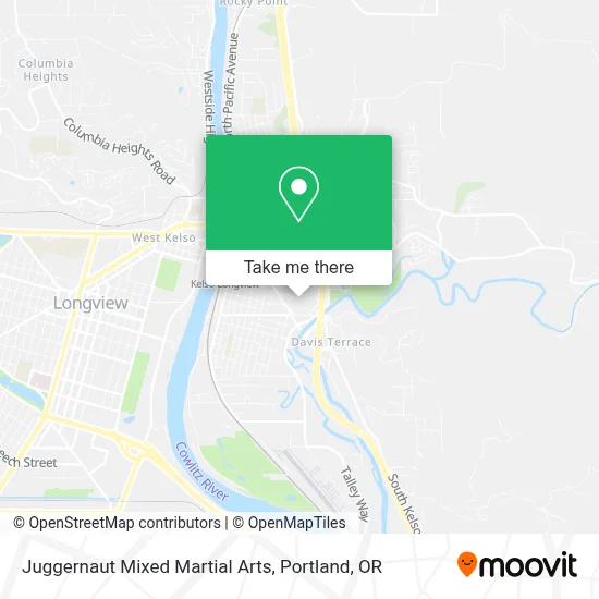 Juggernaut Mixed Martial Arts map