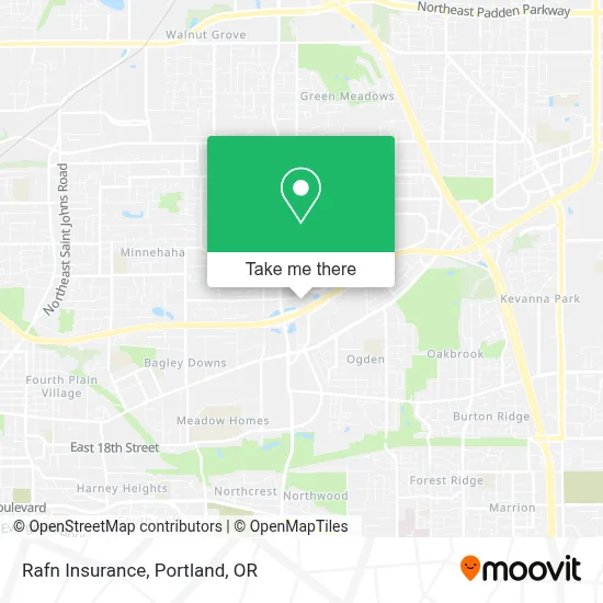 Rafn Insurance map