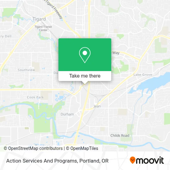 Action Services And Programs map