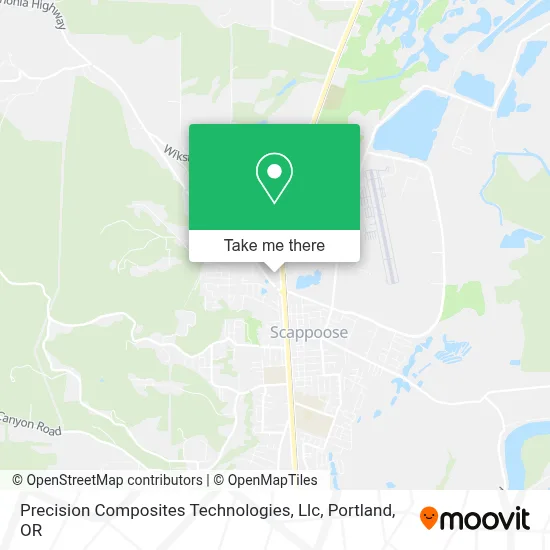 Precision Composites Technologies, Llc map