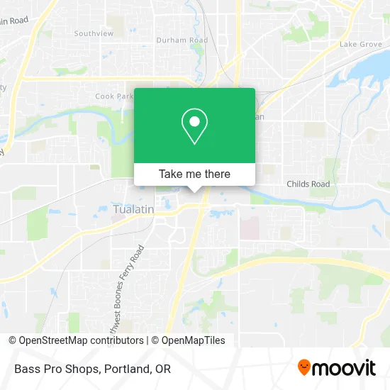 Bass Pro Shops map