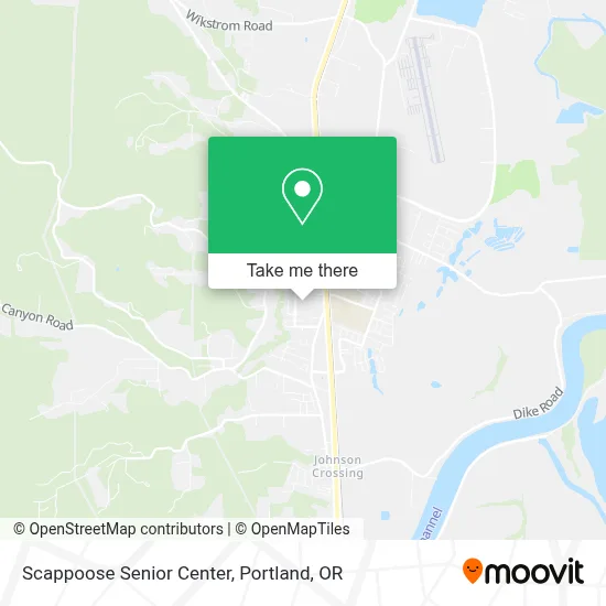 Scappoose Senior Center map