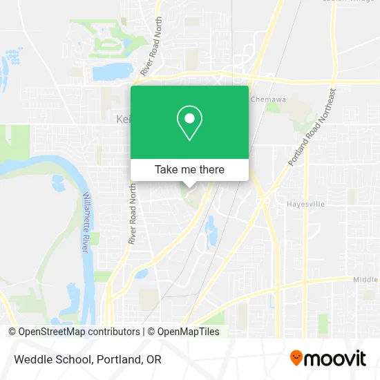Weddle School map