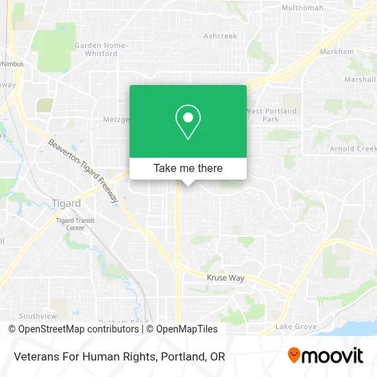 Veterans For Human Rights map