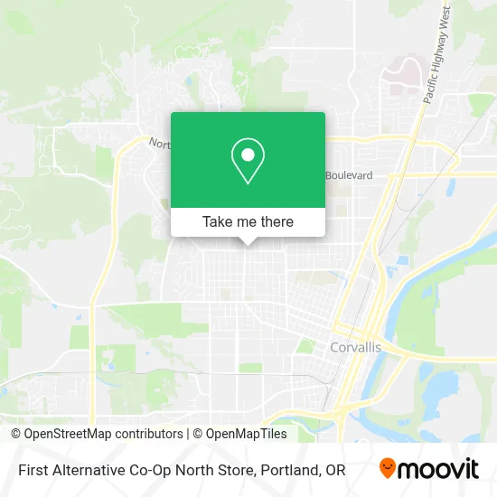 First Alternative Co-Op North Store map