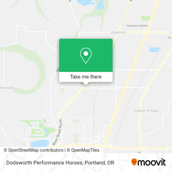 Dodsworth Performance Horses map