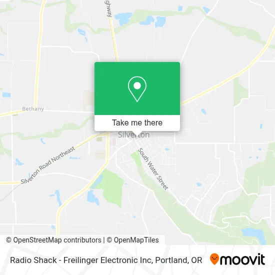 Radio Shack - Freilinger Electronic Inc map